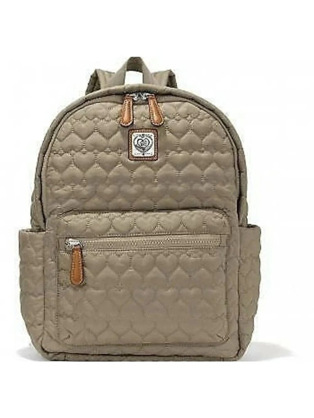 Brighton  Kirby Carry On Backpack Quilted NWT  Khaki $365